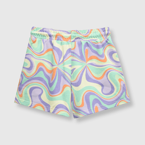 Short de niña sicodelico lila