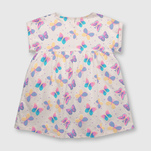 Vestido de bebé niña de algodón bloosom