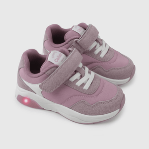 Zapatilla Tematico Luces Niña lila