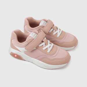 Zapatilla Tematico Luces Niña rosado