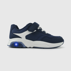 Zapatilla Tematico Luces Niño azul
