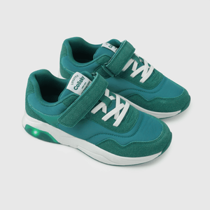 Zapatilla Tematico Luces Niño verde