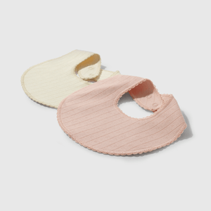 Babero Colección Niña rosado