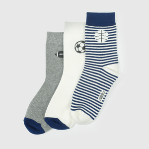 Medias 3/4 Colección Niño azul
