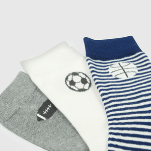 Medias 3/4 Colección Niño azul