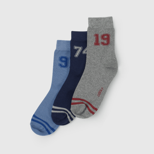 Medias 3/4 Colección Niño gris