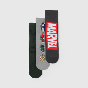 Medias 3/4 Marvel Niño gris