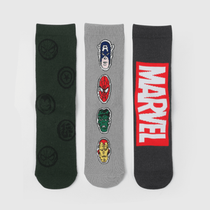 Medias 3/4 Marvel Niño gris