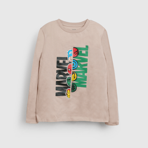 Pijama Marvel Niño café