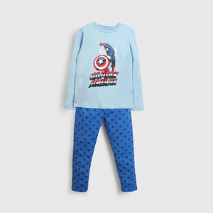Pijama Marvel Niño celeste
