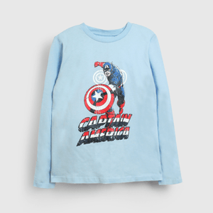 Pijama Marvel Niño celeste