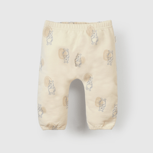 Pantalón buzo Disney Niño beige