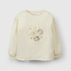 Polerón Colección Niña blanco