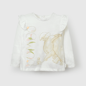 Polo Disney Niña blanco