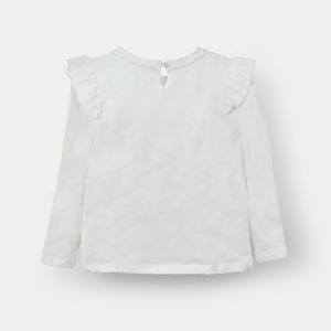 Polo Disney Niña blanco