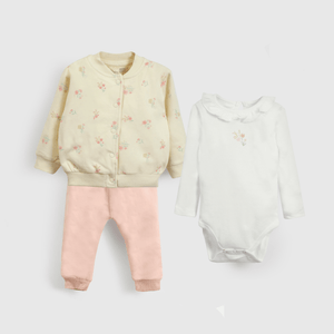 Set Poleron/Body Colección Niña rosado