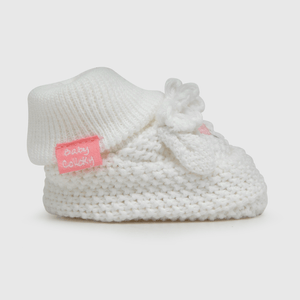 Pantufla de niña blanco