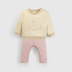 Conjunto Polerón/Pantalón Disney Niña beige