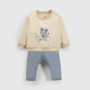 Conjunto Polerón/Pantalón Disney Niño beige
