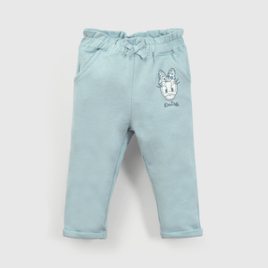 Pantalón buzo Disney Niña celeste