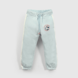 Pantalón buzo Disney Niña celeste