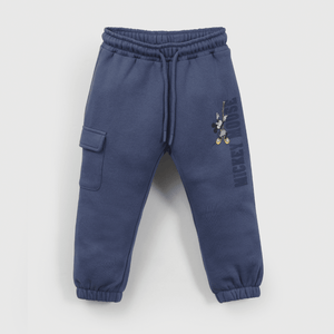 Pantalón buzo Disney Niño azul