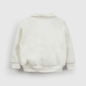 Polerón Colección Niña blanco
