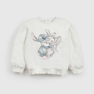 Polerón Disney Niña blanco
