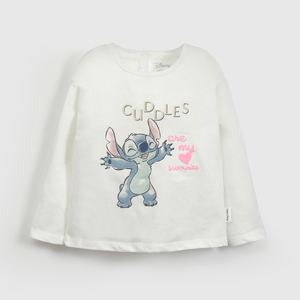Polo Disney Niña blanco