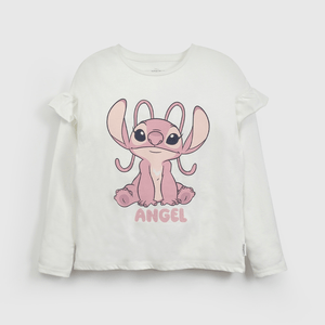Polo Disney Niña blanco