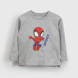 Polo Marvel Niño gris